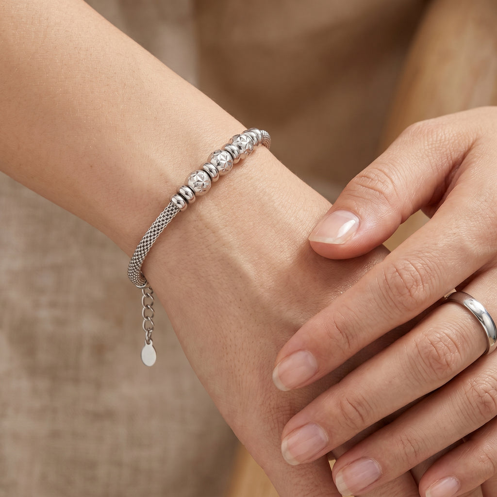 The Stellar Mesh Bracelet