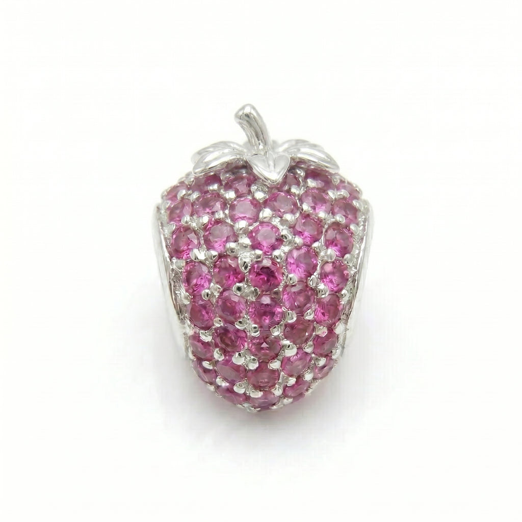 The Sweet Strawberry Pavé Charm