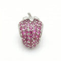 The Sweet Strawberry Pavé Charm