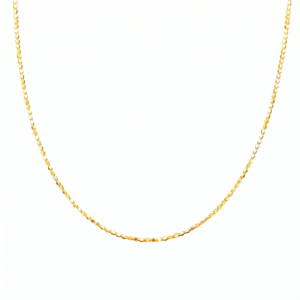 The Radiant Gold Bead Necklace