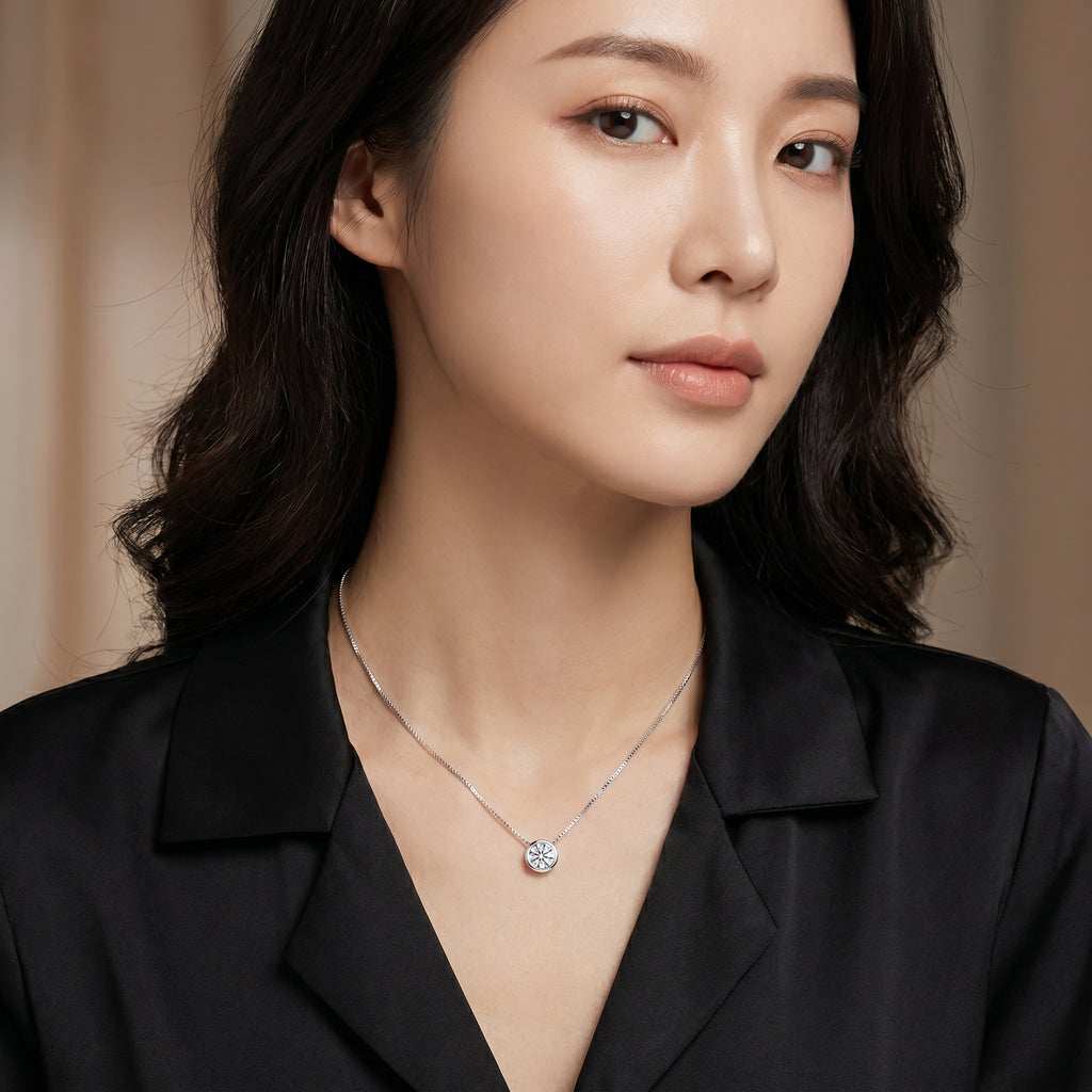 The Classic Solitaire Bezel Necklace