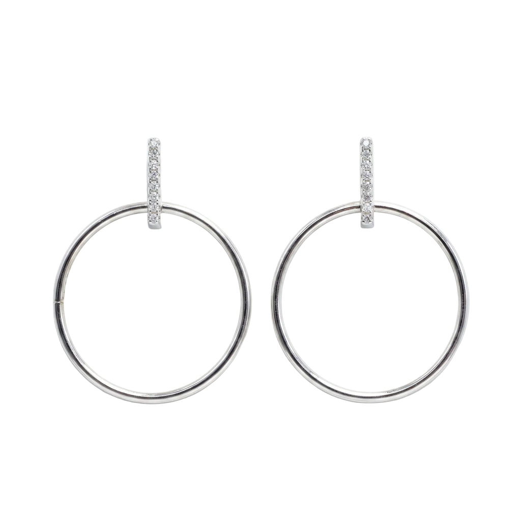 The Luminous Bar & Hoop Earrings