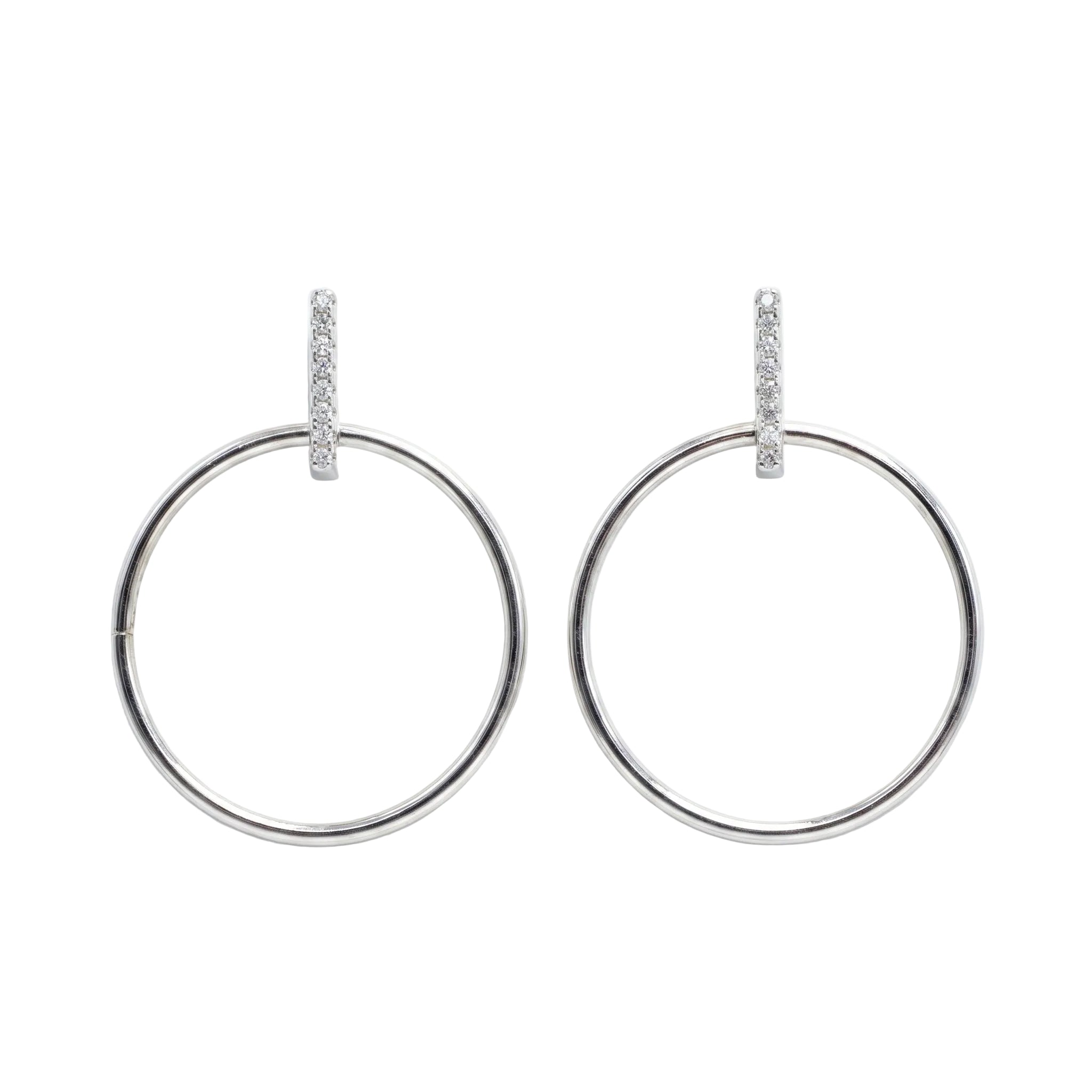 The Luminous Bar & Hoop Earrings